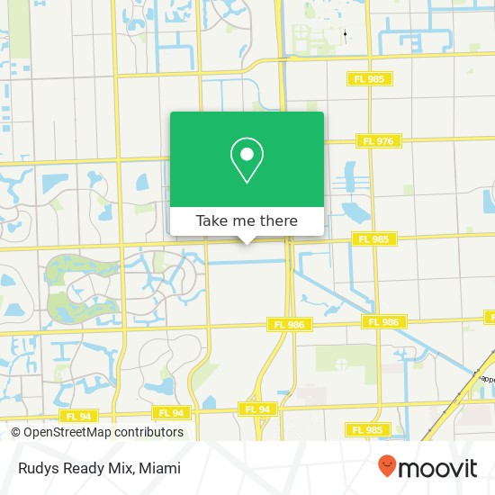 Rudys Ready Mix map