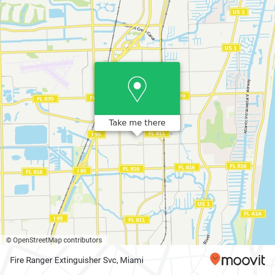 Fire Ranger Extinguisher Svc map