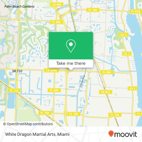 White Dragon Martial Arts map