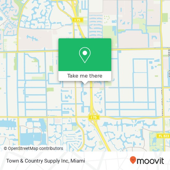 Mapa de Town & Country Supply Inc