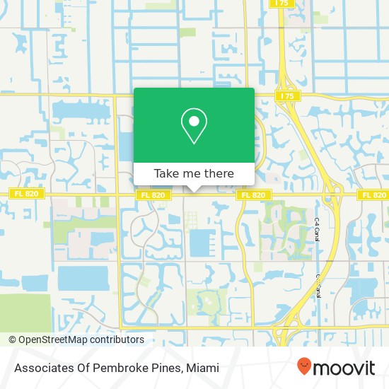 Associates Of Pembroke Pines map