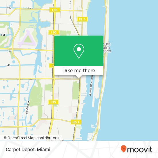 Carpet Depot map