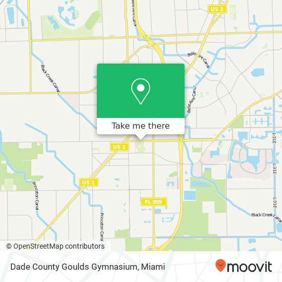 Dade County Goulds Gymnasium map