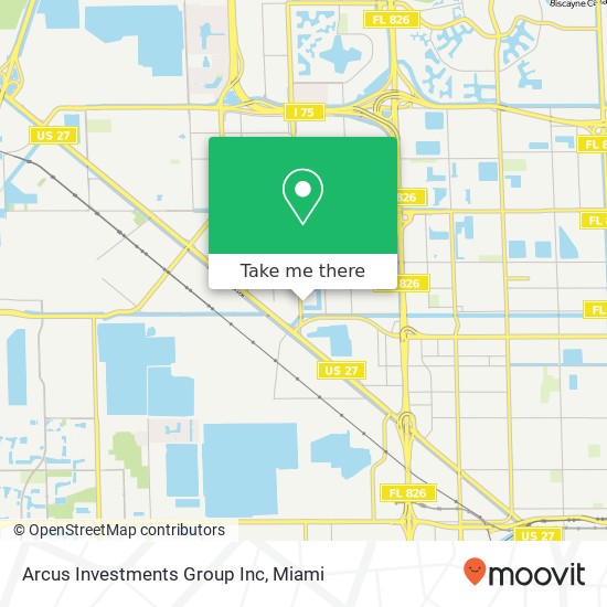 Mapa de Arcus Investments Group Inc