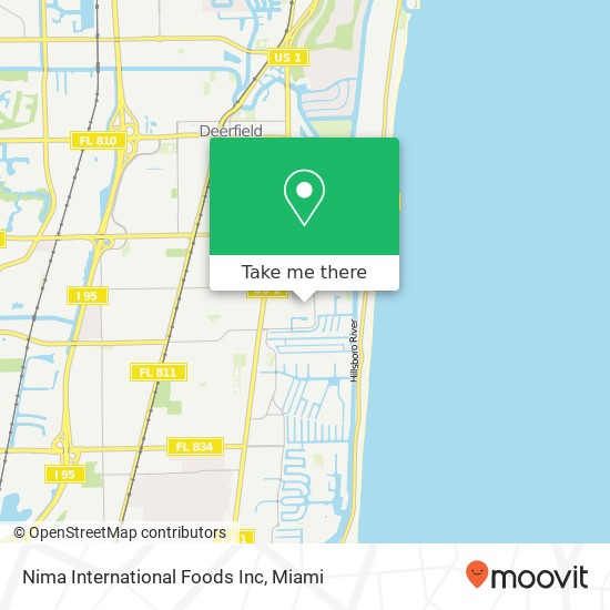 Mapa de Nima International Foods Inc