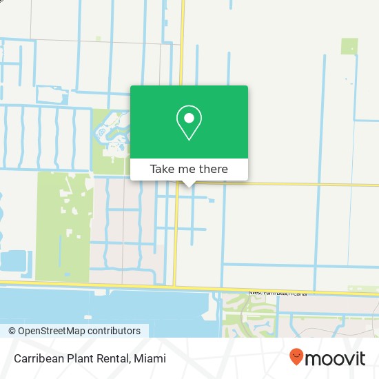 Carribean Plant Rental map