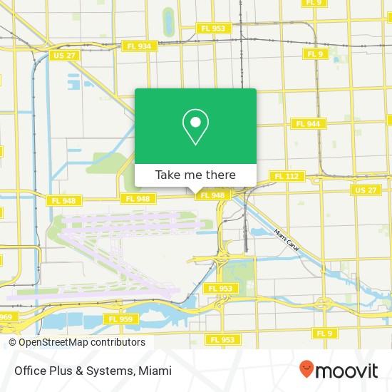 Office Plus & Systems map