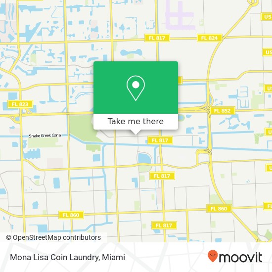 Mapa de Mona Lisa Coin Laundry
