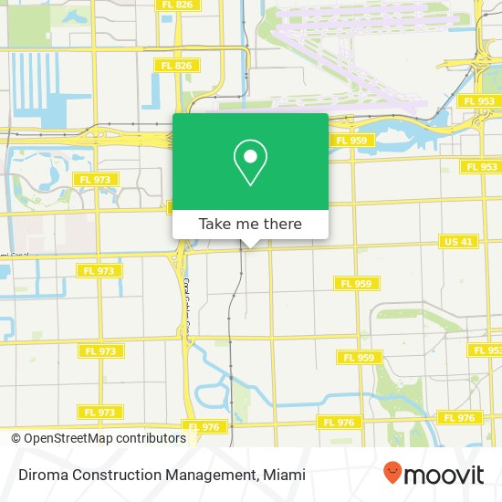 Mapa de Diroma Construction Management