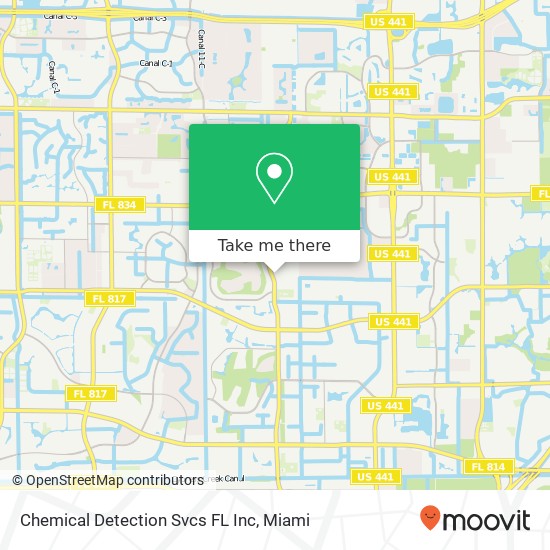 Chemical Detection Svcs FL Inc map