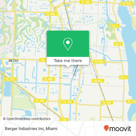 Berger Industries Inc map