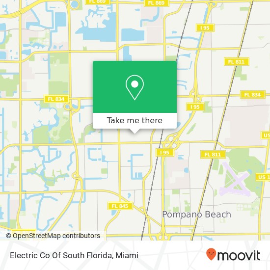 Electric Co Of South Florida map