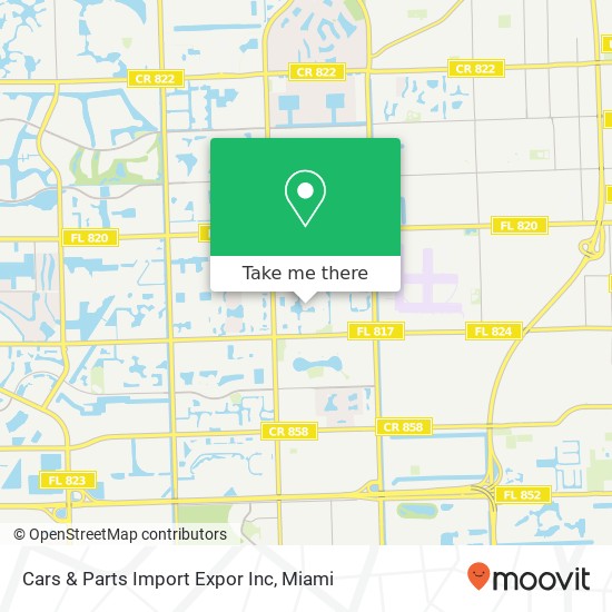 Mapa de Cars & Parts Import Expor Inc