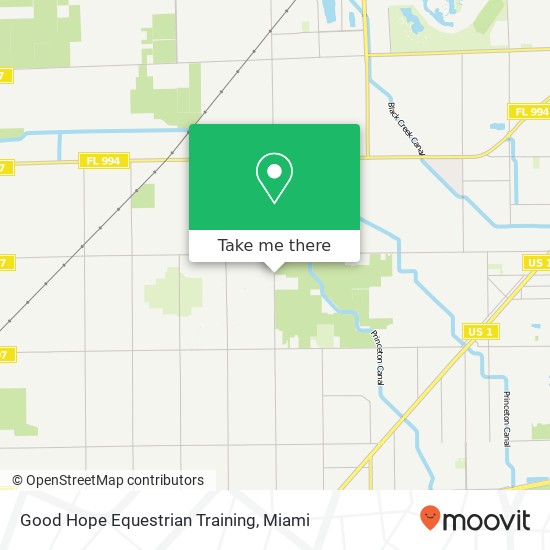 Good Hope Equestrian Training map