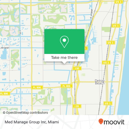 Med Manage Group Inc map