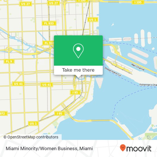 Miami Minority/Women Business map