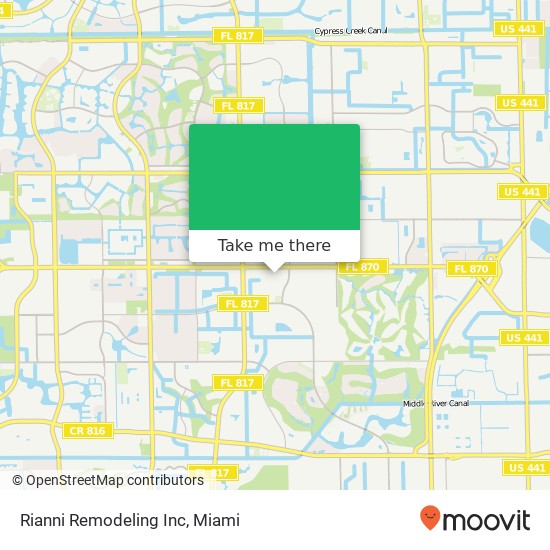 Rianni Remodeling Inc map