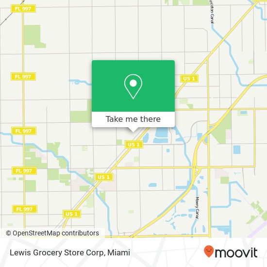 Lewis Grocery Store Corp map