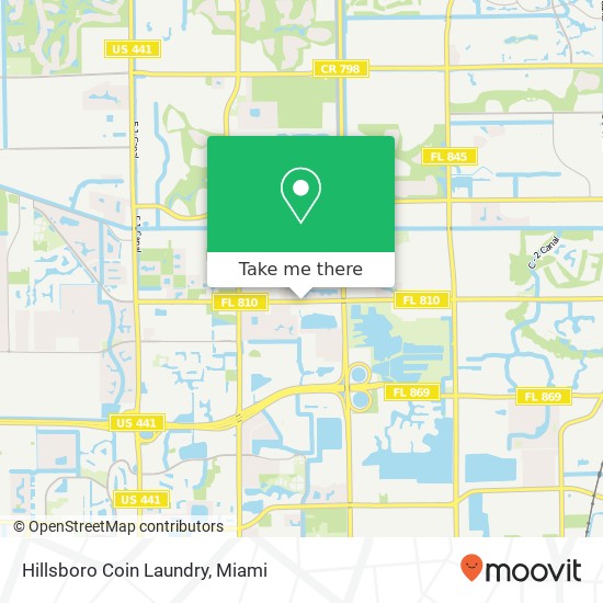 Mapa de Hillsboro Coin Laundry