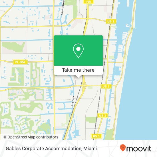 Gables Corporate Accommodation map