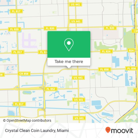 Crystal Clean Coin Laundry map