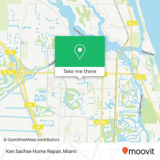 Ken Sachse Home Repair map