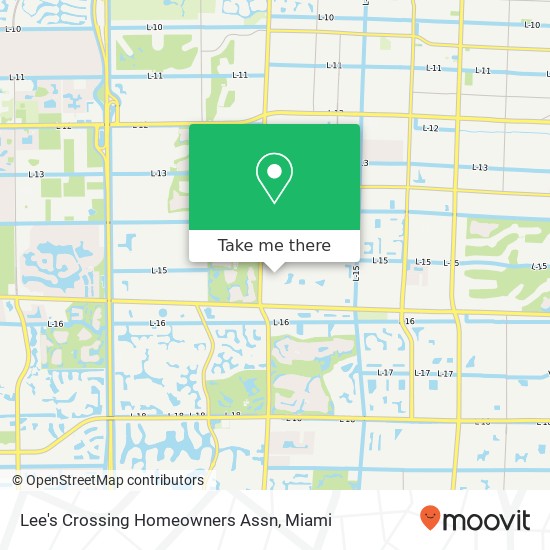 Lee's Crossing Homeowners Assn map