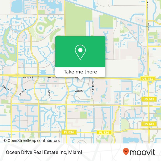 Ocean Drive Real Estate Inc map