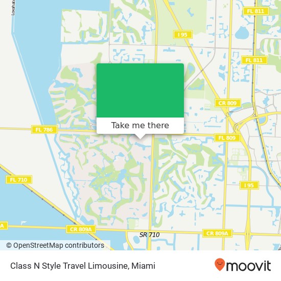 Class N Style Travel Limousine map