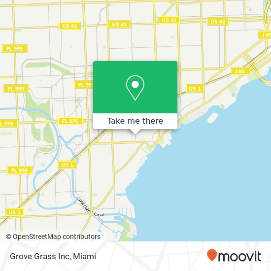 Grove Grass Inc map