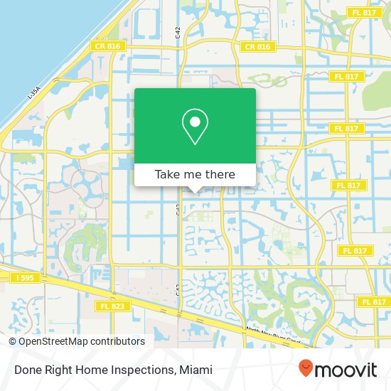 Mapa de Done Right Home Inspections