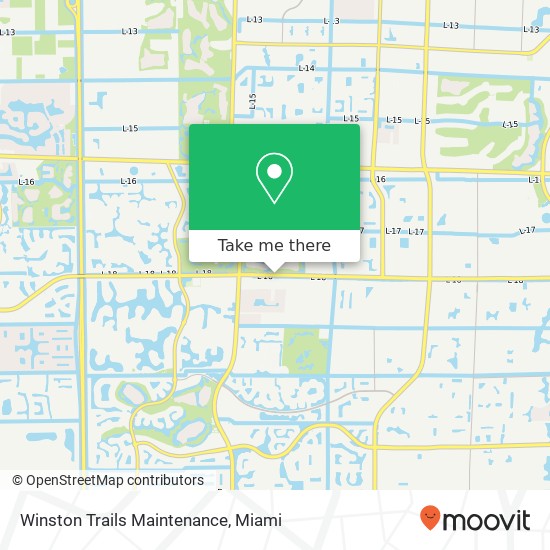 Mapa de Winston Trails Maintenance
