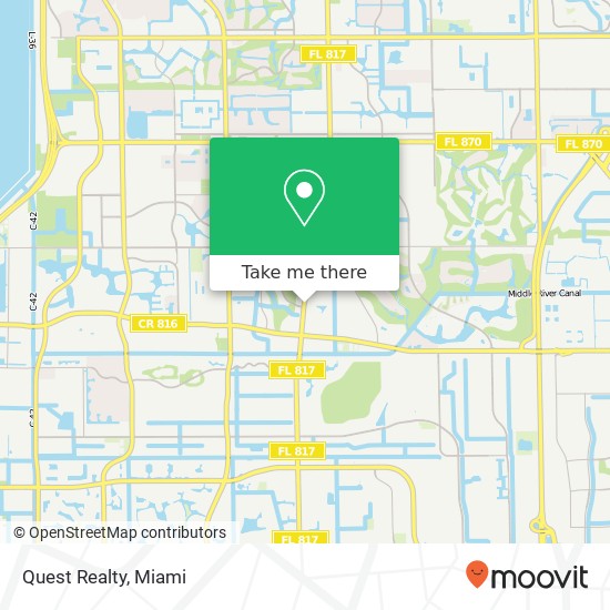 Quest Realty map