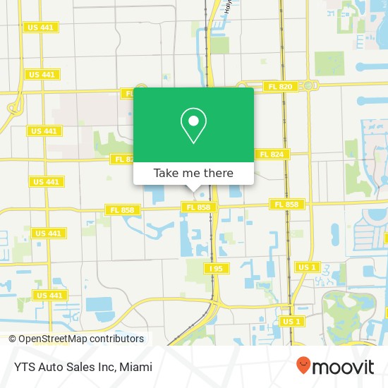 Mapa de YTS Auto Sales Inc