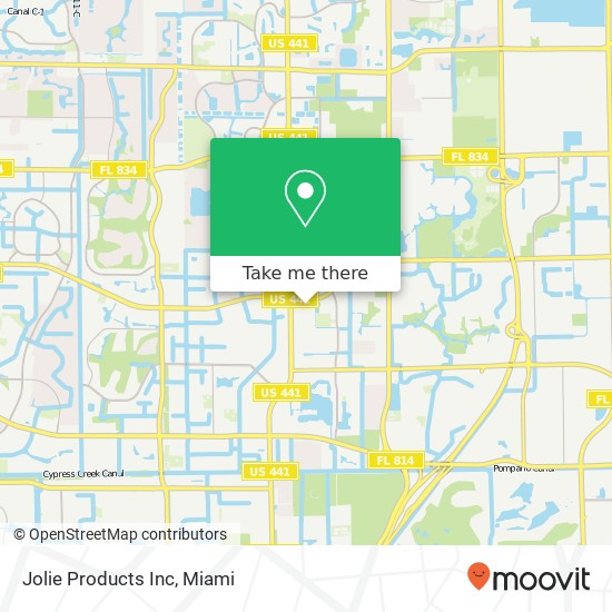 Jolie Products Inc map