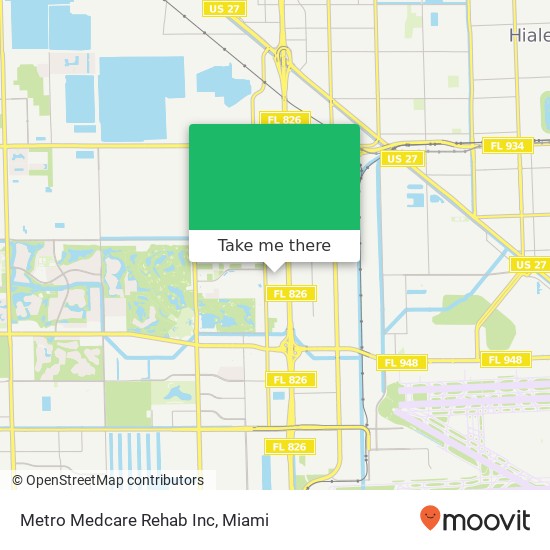Metro Medcare Rehab Inc map