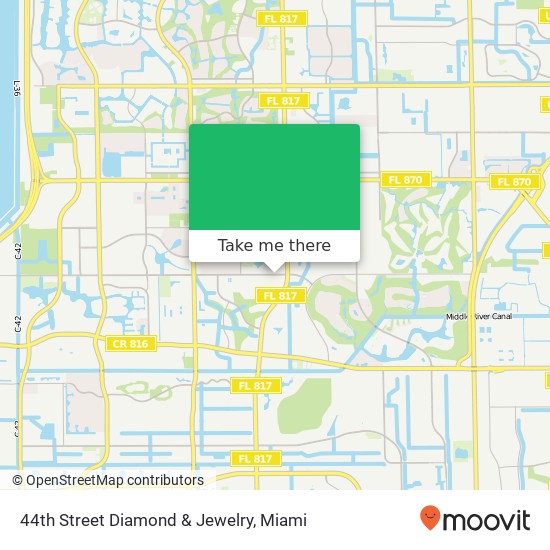 Mapa de 44th Street Diamond & Jewelry