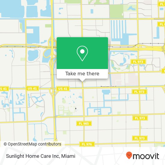 Mapa de Sunlight Home Care Inc