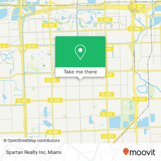 Spartan Realty Inc map