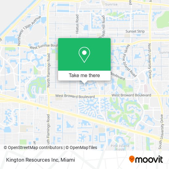 Kington Resources Inc map
