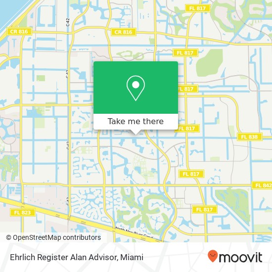 Mapa de Ehrlich Register Alan Advisor