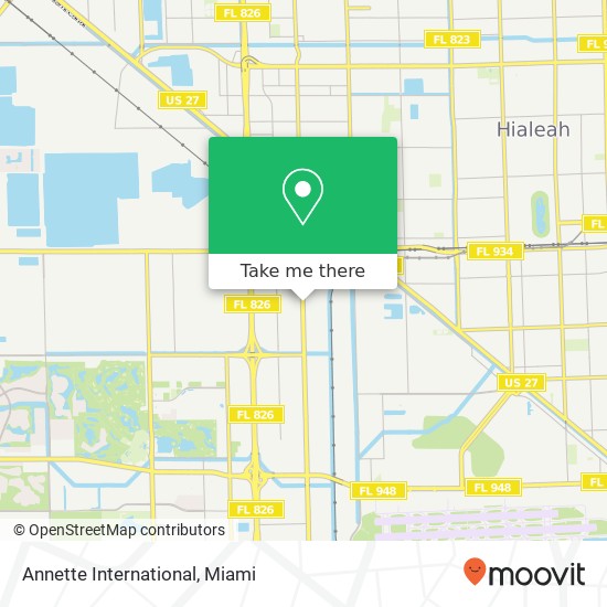 Mapa de Annette International