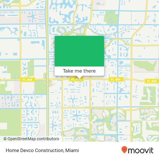 Mapa de Home Devco Construction