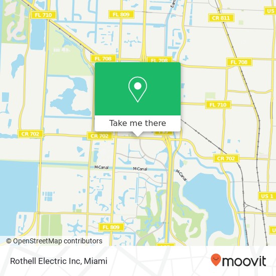 Rothell Electric Inc map