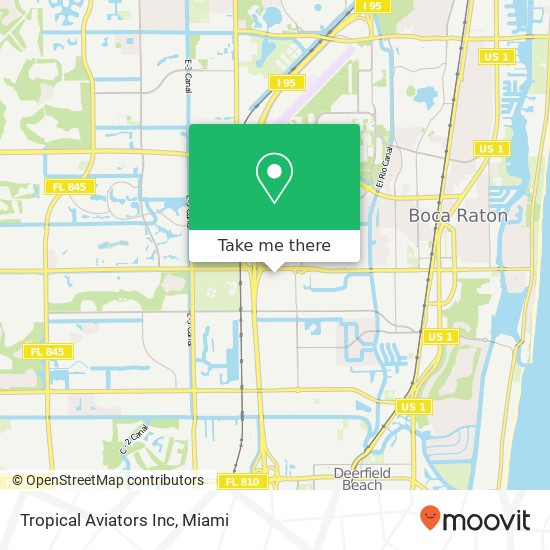 Tropical Aviators Inc map