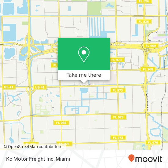 Kc Motor Freight Inc map