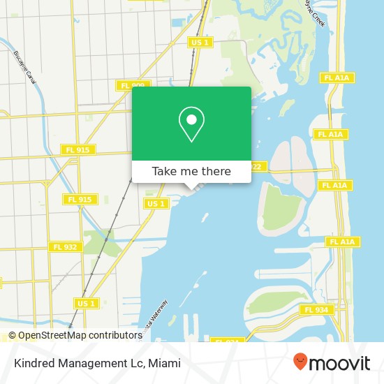 Kindred Management Lc map