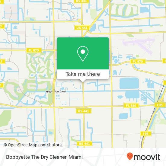 Bobbyette The Dry Cleaner map
