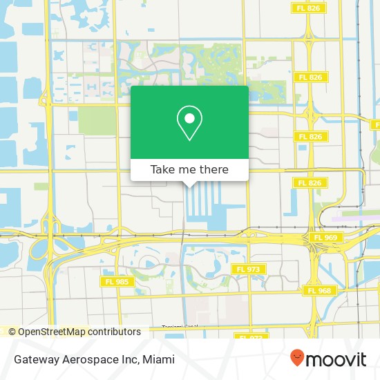 Gateway Aerospace Inc map