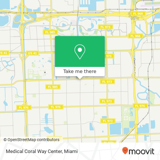 Mapa de Medical Coral Way Center